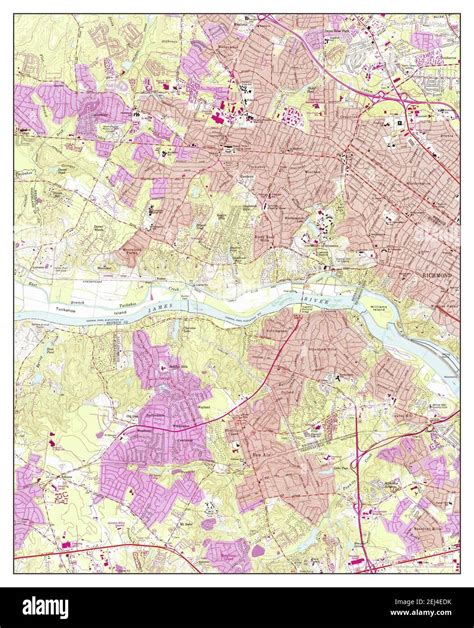 Bon Air, Virginia, map 1964, 1:24000, United States of America by ...