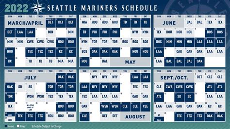 Chia sẻ 73+ về MLB seattle mariners schedule mới nhất - cdgdbentre.edu.vn