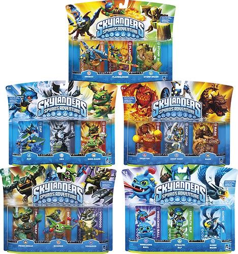 Best Buy: Activision Skylanders: Spyro's Adventure 3-Character Packs 84196