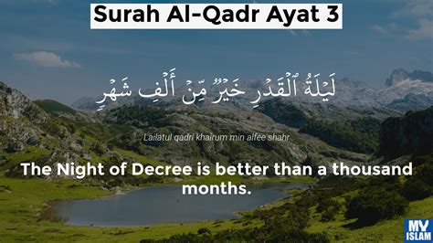 Surah Qadr Ayat 3 (97:3 Quran) With Tafsir - My Islam