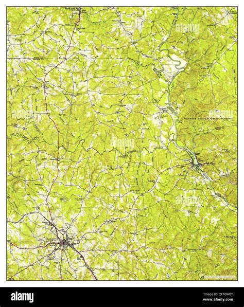 Forsyth county georgia map hi-res stock photography and images - Alamy