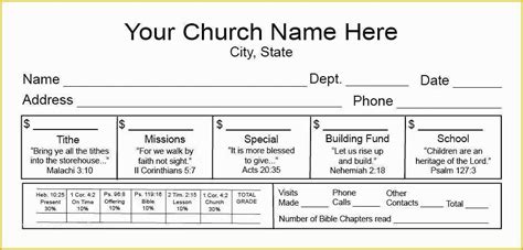 Church Offering Envelopes Templates Free Of Church Offering Envelope ...