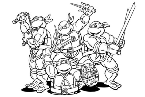 Get This Printable Teenage Mutant Ninja Turtles Coloring Pages 6367