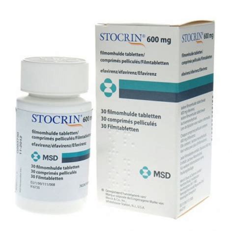 Stocrin (Sustiva) 600 mg 30 tabs - ST Barring