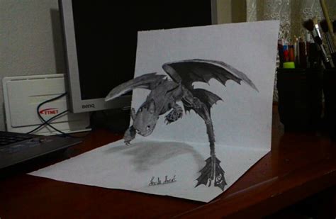 ArtStation - 3d Drawing art - Dragon