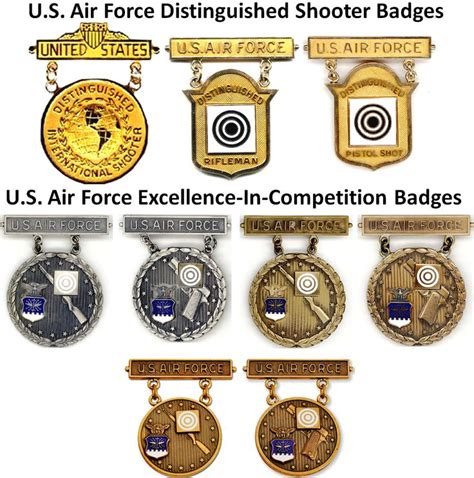 excellent marksmanship badge | Badge, Excellence, Usaf