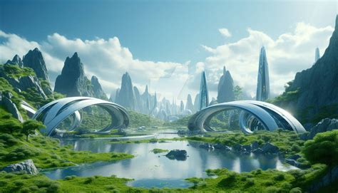 Futuristic landscape art by Lovestoryai on DeviantArt