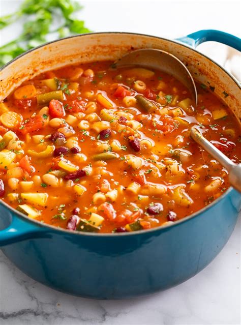 Minestrone Soup - The Cozy Cook