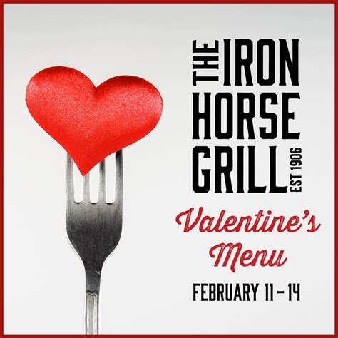 Valentine’s Menu for Two | Iron Horse Grill | Downtown Jackson Partners