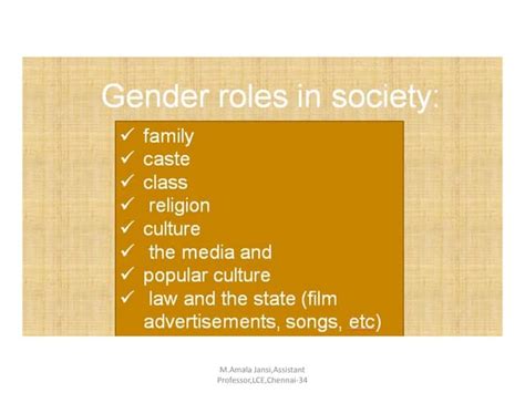 Unit-1-Gender Roles in Society-Notes | PPT