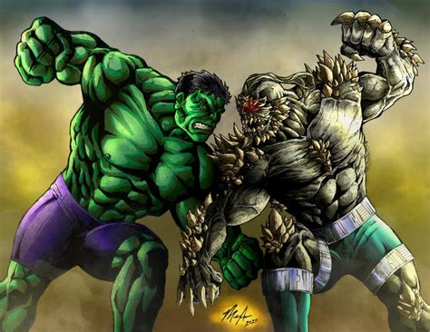 Doomsday vs. Hulk by sweatymonkeys on DeviantArt