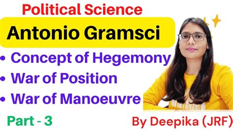 Antonio Gramsci || Concept of Hegemony || War of Position - YouTube