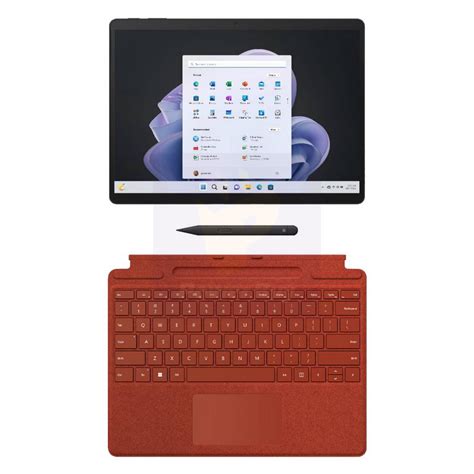 SURFACE Pro 9 (13", Intel Core i5, RAM 8GB, 256GB, Graphite) + Poppy ...