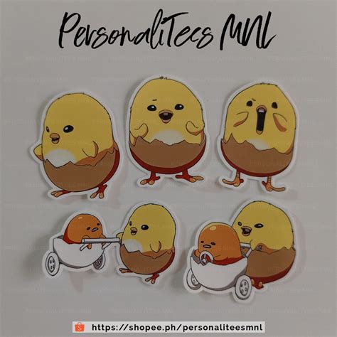 Gudetama & Piyo / Shakipiyo Waterproof Vinyl Stickers | Shopee Philippines