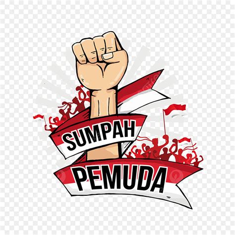 Sumpah Pemuda Vector PNG Images, Youth Pledge Or Sumpah Pemuda With ...