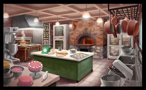 Zynga | The Art of Yoriko Ito | Kitchen background, Kitchen concepts ...