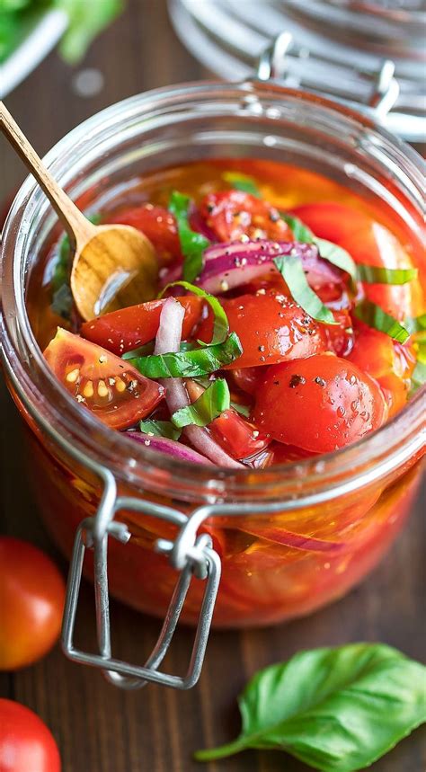 Marinated Cherry Tomatoes Recipe - Peas and Crayons | Recipe | Cherry tomato recipes, Recipes ...