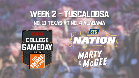 ESPN’s College GameDay Built by The Home Depot and SEC Nation Presented by T-Mobile 5G Home ...