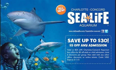 Check out the Charlotte - Concord Sea Life Aquarium | Community Savings ...