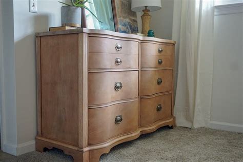 Cherry Dresser Makeover to Natural Wood Finish - Forrester Home ...