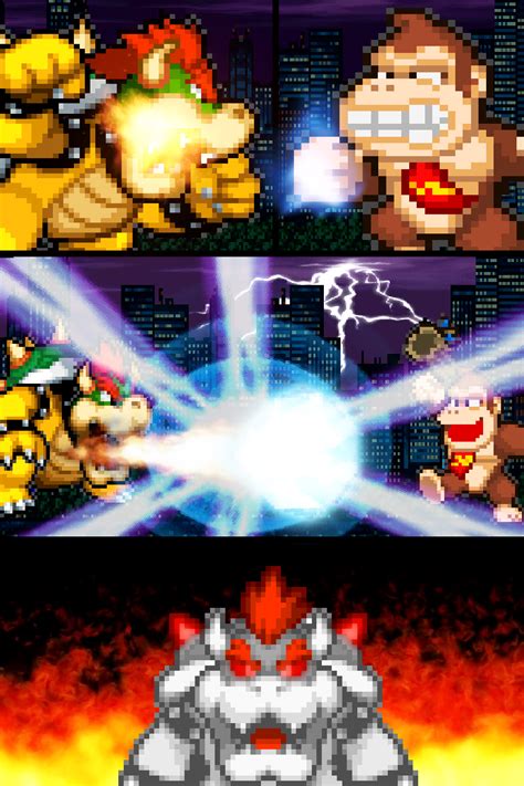 Bowser vs Donkey Kong by ChaoticPrince7 on DeviantArt