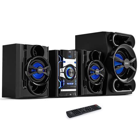 Pyle Wireless Bluetooth Stereo Shelf System - 800w CD & DVD Player for ...