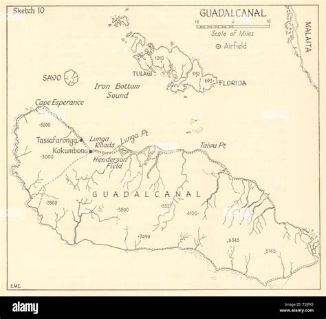 Guadalcanal Campaign 1942/3. World War 2. Pacific. Solomon Islands 1961 ...