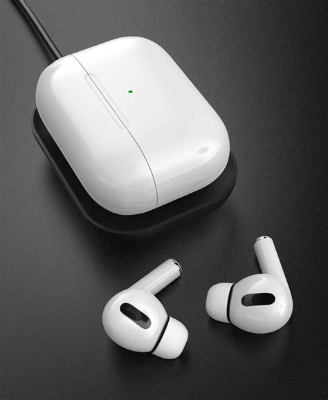 Galvanox Wireless Charging Station for Apple Airpod Pro (Black) - Encased