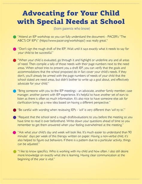 Advocate for Your Special Needs Child at School | Pediatric Home Service | Special needs ...