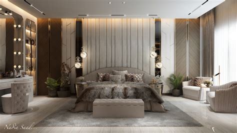 Master bedroom design in kSA (private villa) :: Behance