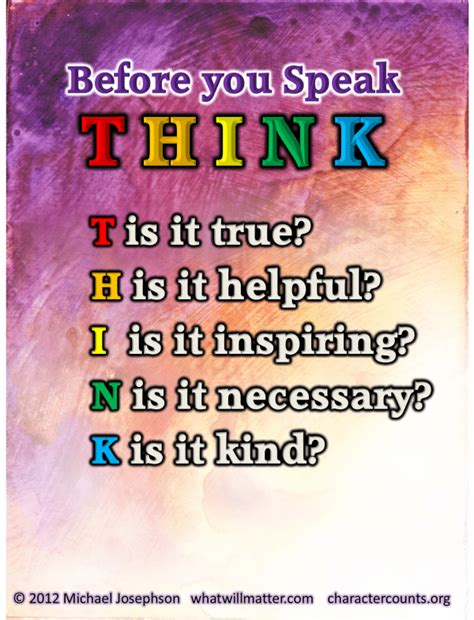 Think before you speak quotes - tiklorf