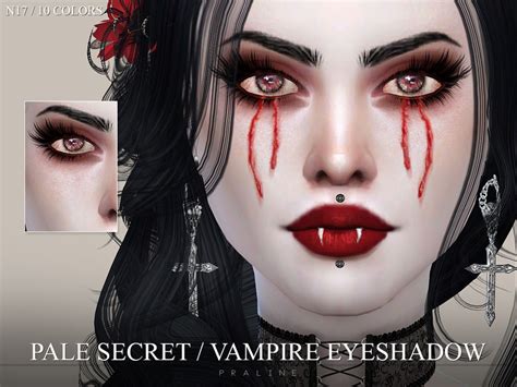 The Sims Resource - Vampire Eyeshadow N17