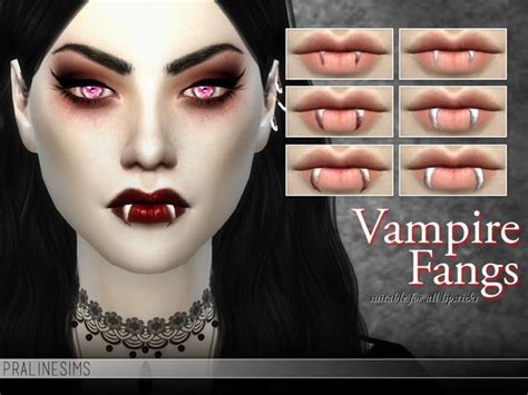 Pralinesims' [Pale Secret] ~ Vampire Collection | Sims, The sims 4 packs, Sims 4 cc makeup