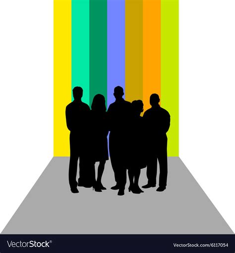 Business people silhouette Royalty Free Vector Image