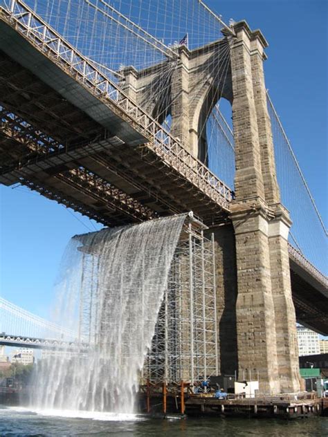 Olafur Eliasson's New York City Waterfalls, June 26 To October 13, 2008