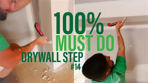 DRYWALL FINISHING STEP YOU CAN'T MISS | Drywall Finishing Construction Series #14 - YouTube