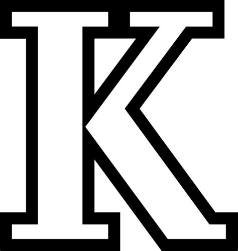 Letter K PNG transparent image download, size: 642x676px