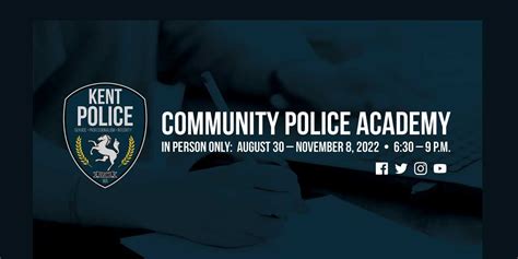 Registration now open for fall Kent PD Community Police Academy - iLoveKent