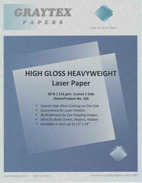 Photo Laser Paper - Color Laser Compatible