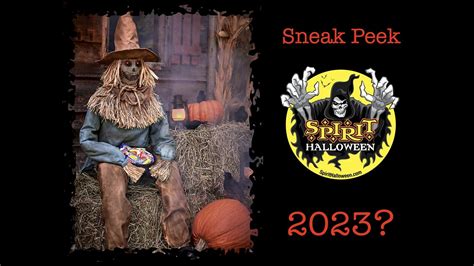 🎃SPIRIT HALLOWEEN 2023 NEW ANIMATRONIC SNEAK PEEK - Scary Sitting ...