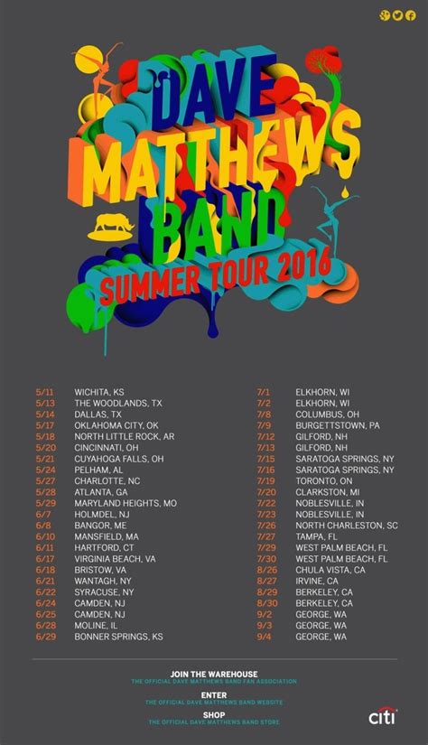 Dave Matthews Band Announces Summer Tour & 2017 Hiatus