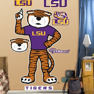 LSU Mascot - Mike The Tiger Wall Decal | Shop Fathead® for LSU Tigers Decor