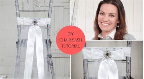 DIY Elegant Chair Sash - Totally Dazzled