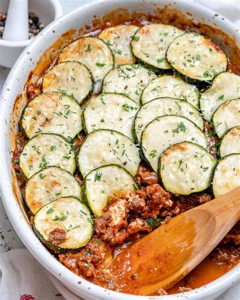 Easy Greek Zucchini Moussaka Recipe | Healthy Fitness Meals