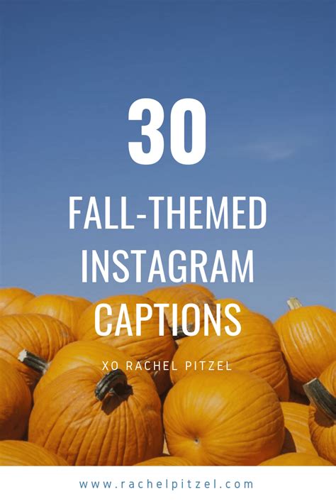 30 Fall Themed Captions instagram autumn sweater weather pumpkin spice ...