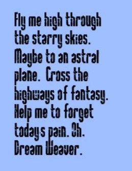 REO/Gary Wright - Dream Weaver - song lyrics, music lyrics, songs, song quotes, music quotes ...