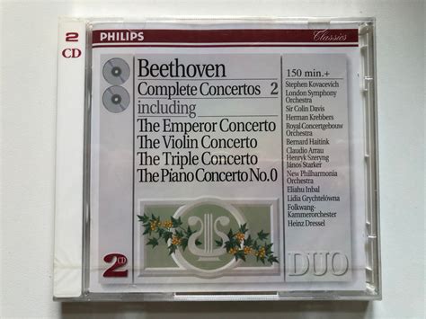 Beethoven – Complete Concertos 2 - Including: The Emperor Concerto, The Violin Concerto, The ...