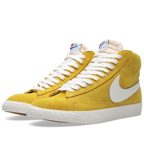 Nike Blazer Mid PRM VNTG QS 'Rainbow' Tour Yellow | END. (US)