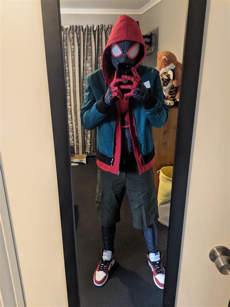 [Self] My Spider-Verse cosplay has been upgraded. Need to get a good ...