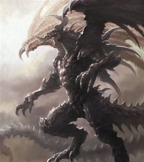 Bahamut art by Ryosuke Aiba / Tokyo, Japan | Fantasy monster, Dragon ...